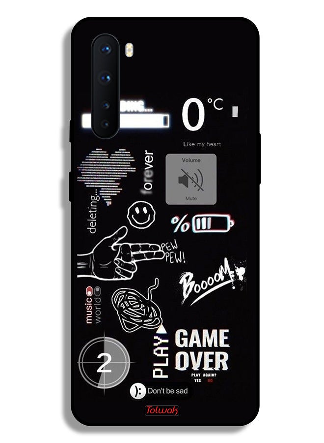 Tolwak OnePlus Nord Protective Case Cover Game Over Pew Pew - Image 2