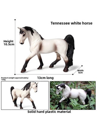 Solid Realistic Animal Horse Model Foal Stallion Black Horse Wild Children's Cognitive Toys Wild Animal Models-Color:M-320 Tennessee White Horse [0.135KG]] - pzsku/Z215C6C76B4A628C1F54FZ/45/1745600571/014e1b39-ab5e-4522-888d-e23cecf8281a