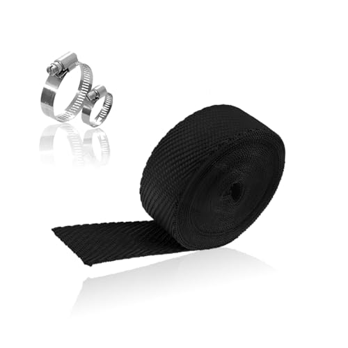 MOTO GENIUS Universal 3 Metre Silicate Fiber Silencer Wrap Bike Exhaust Heat Shield for RE Bullet - High-Temperature Resistance - Image 5