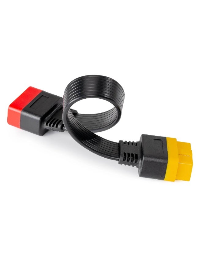 لانش كابل لانش OBD2 لتوصيل أجهزة فحص X431 بالسيارة - وصلة 36 سم ذكر في أنثى - Image 2