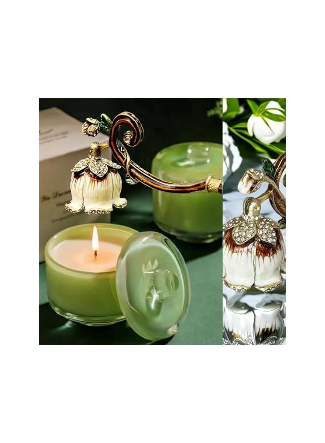 The Bros Candle Snuffer, Candle Snuffer with Handles, Vintage Candle Snuffer, Candle Plugs for Safely Extinguishing Candle Flames, Candle Accessories Gifts - Image 4