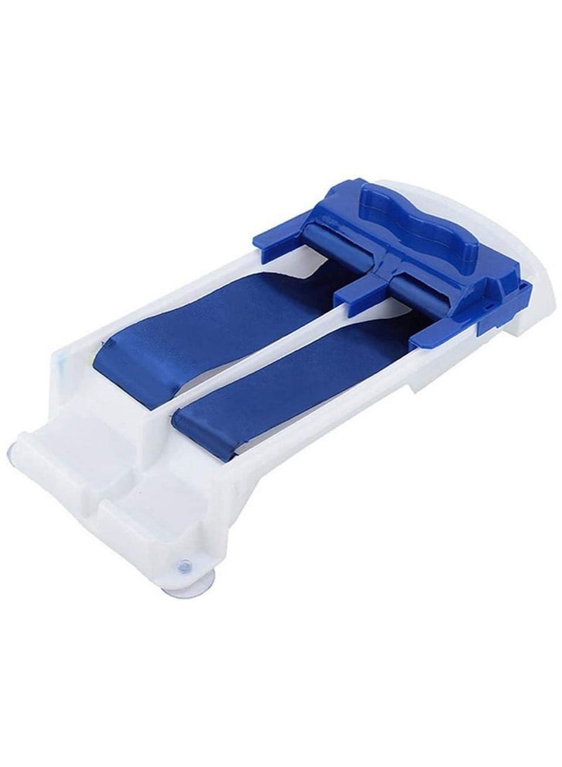 DIY Plastic Vegetable Meat Rolling Tool Sushi Maker Making Home Kitchen Tool Blue/White - Image 3
