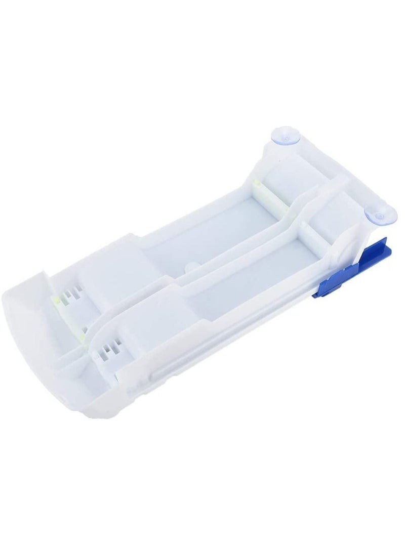 DIY Plastic Vegetable Meat Rolling Tool Sushi Maker Making Home Kitchen Tool Blue/White - Image 5