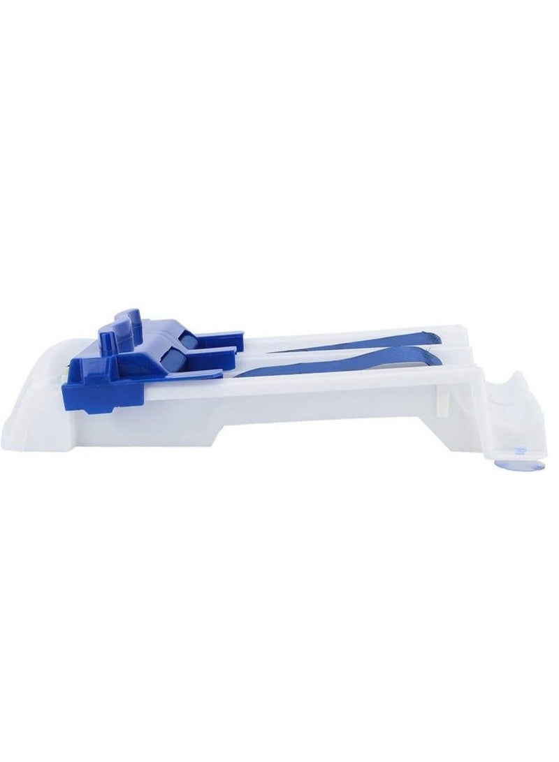 DIY Plastic Vegetable Meat Rolling Tool Sushi Maker Making Home Kitchen Tool Blue/White - Image 2