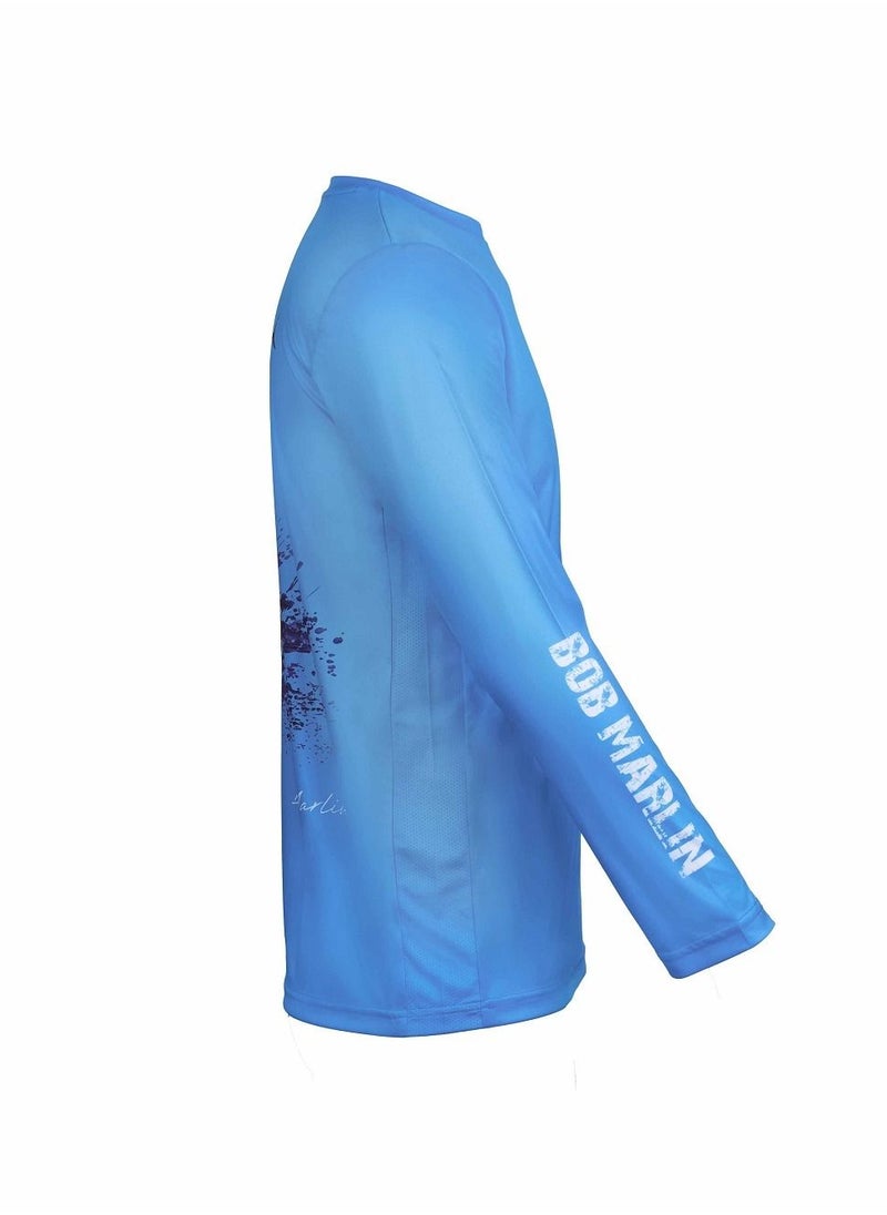 BOB MARLIN Marlin Performance Shirt Bazaruto Blue-3Xl  - Image 3