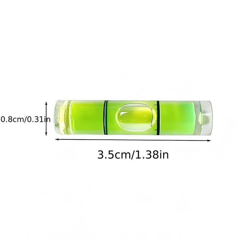 12 Cylindrical Spirit Levels 8x35mm For Layout Measurement Tasks - Image 2