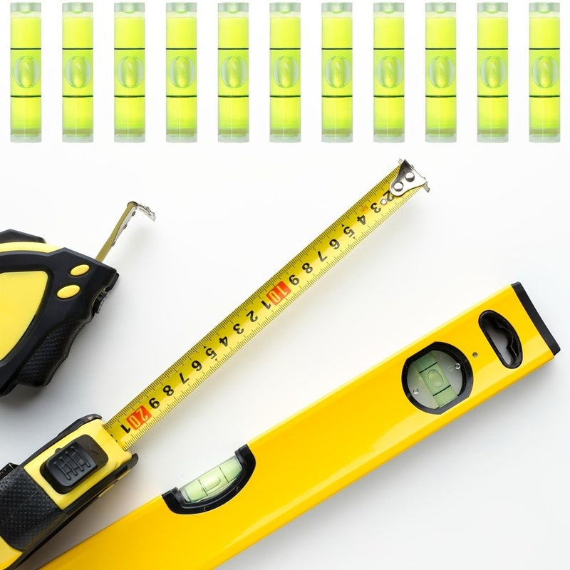 12 Cylindrical Spirit Levels 8x35mm For Layout Measurement Tasks - Image 5