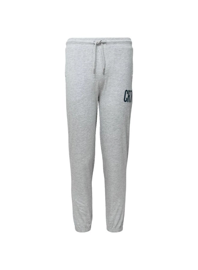 CR7 Kids Pyjama Set for Boys – Soft Cotton Long Sleeve T-Shirt & Jogger Pants Sleepwear Set, Comfortable Breathable Nightwear, Navy Blue & Grey - Image 3