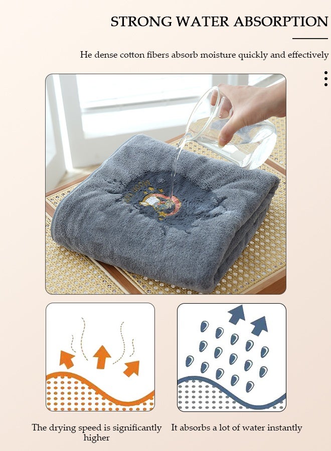 DUNISO منشفة حمام ميكروفايبر، منشفة جسم ناعمة ماصة من ميكروفايبر، منشفة سريعة الجفاف متعددة الأغراض، شراشف حمام خفيفة الوزن، تستخدم في السبا، اليوغا، اللياقة البدنية، الحمام 70×140CM - Image 5