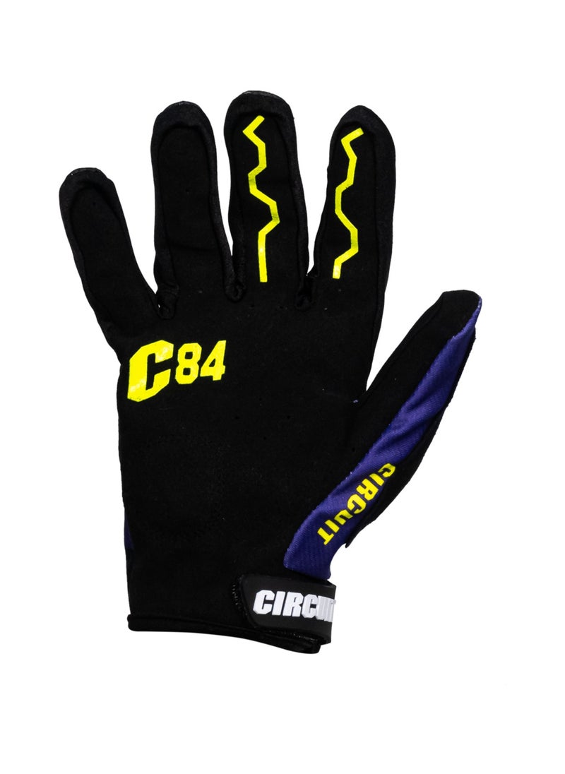 CIRCUIT - Circuit Gloves Reflex Black/Purple/Yellow - Image 1