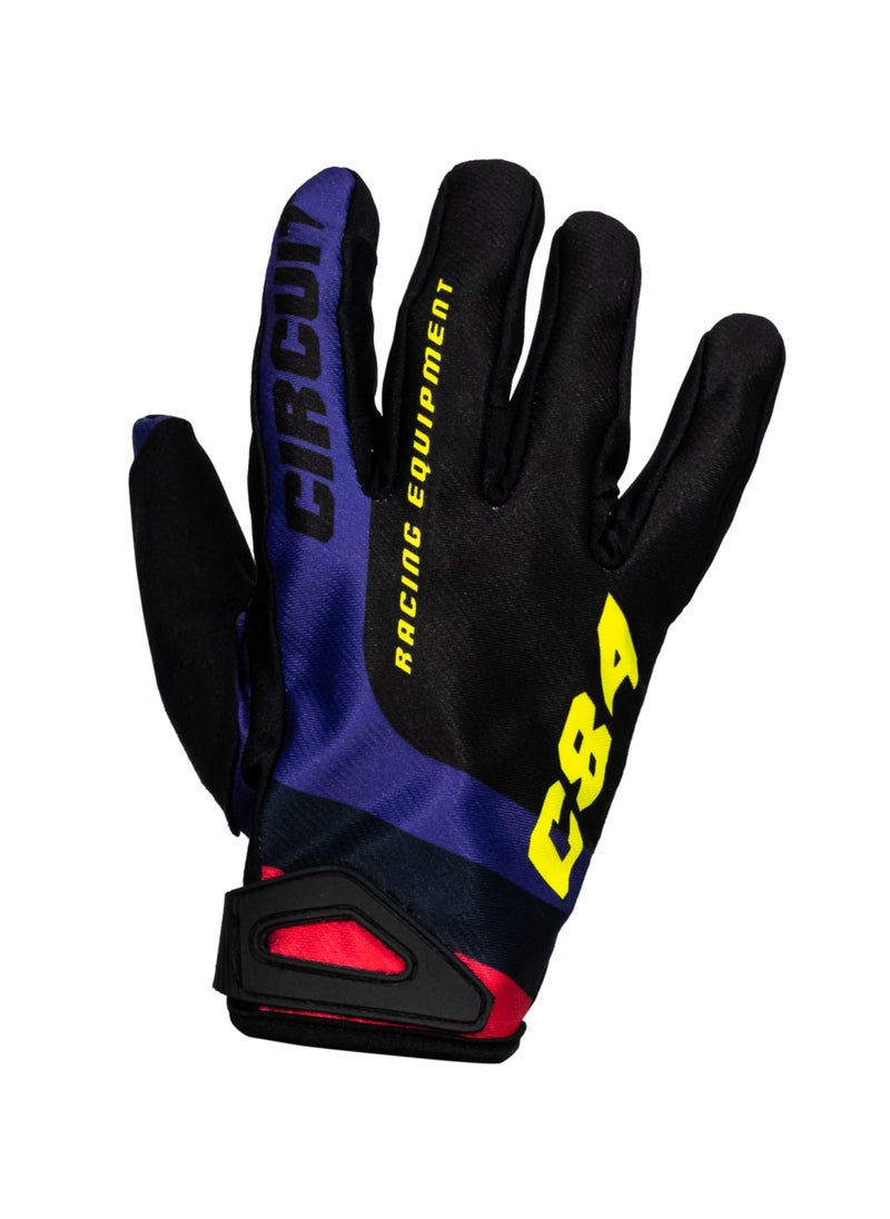 CIRCUIT - Circuit Gloves Reflex Black/Purple/Yellow - Image 1