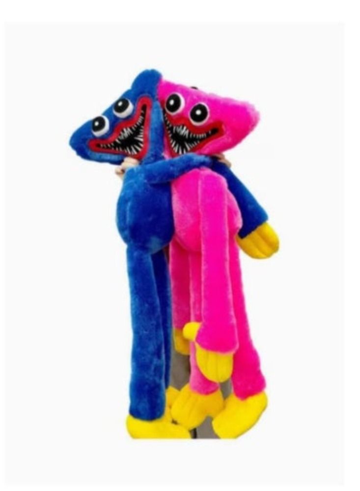2-Pc Plush Huggy Wuggy Doll - Image 1