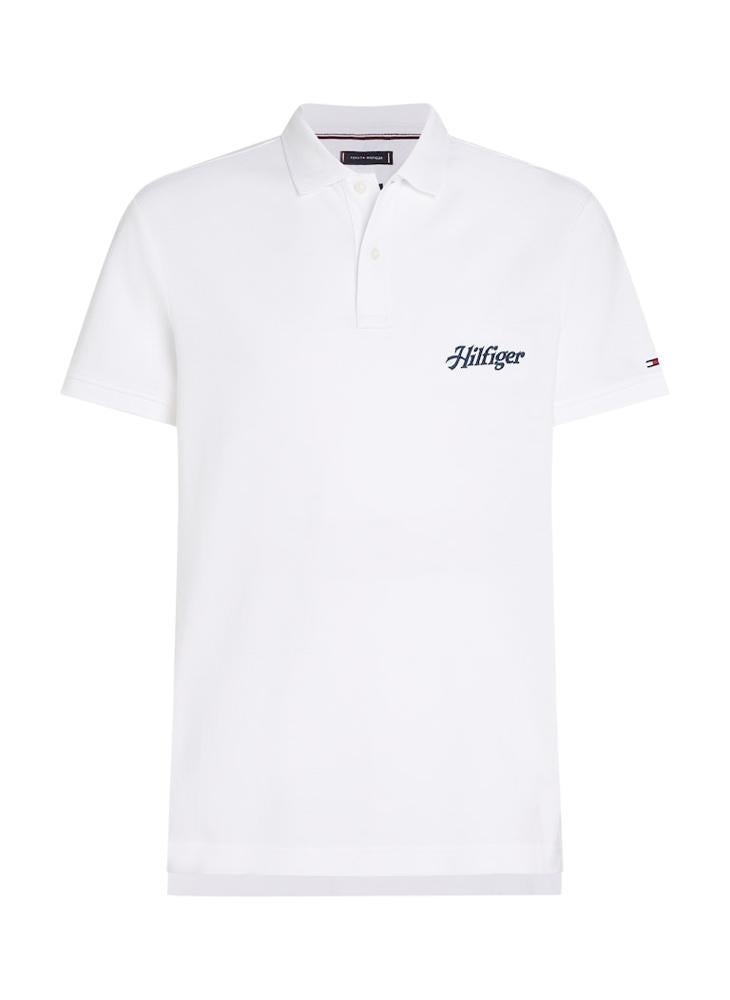 تومي هيلفيغر بولو بقصة عادية وأكمام قصيرة برسومات - Image 5