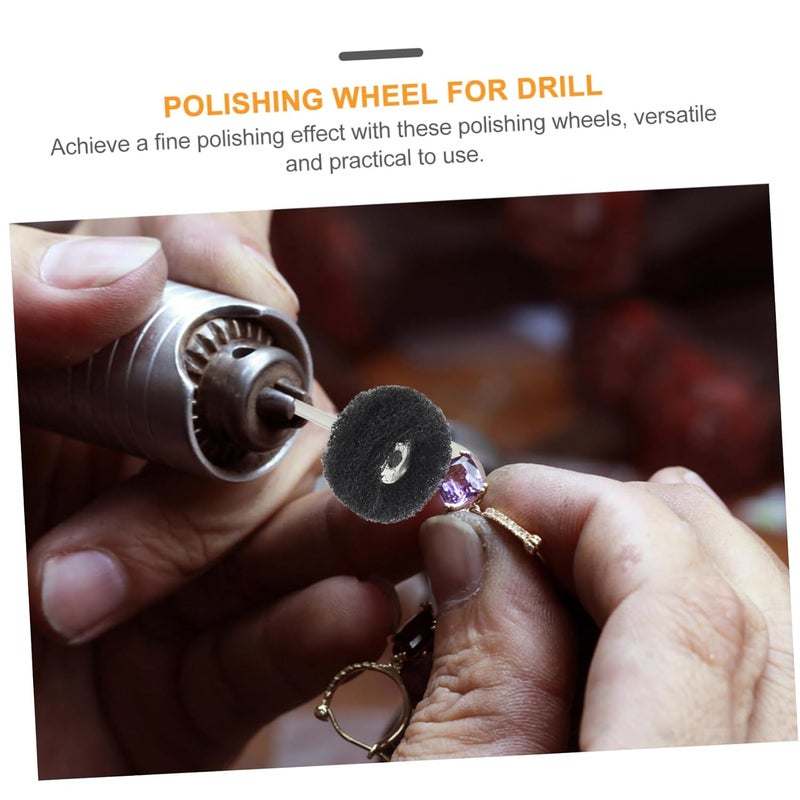 Gatuida 12pcs Polishing Buffing Wheel Kit with Nylon Fiber Heads for Drill Durable Grinding Attachments for Surfaces Complete Abrasive for DIY and Professional Use - Image 2