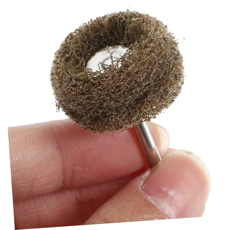 Gatuida 12pcs Polishing Buffing Wheel Kit with Nylon Fiber Heads for Drill Durable Grinding Attachments for Surfaces Complete Abrasive for DIY and Professional Use - Image 4