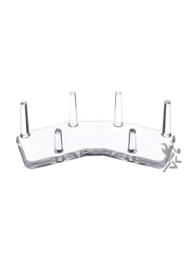 OnFireGuy 4.5" Paired 3-Peg Display Stand for Minerals Fossils and Geode Specimens, Qty: 1 - Image 1