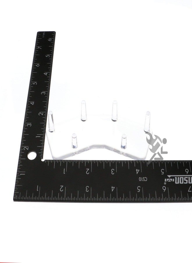 OnFireGuy 4.5" Paired 3-Peg Display Stand for Minerals Fossils and Geode Specimens, Qty: 1 - Image 2