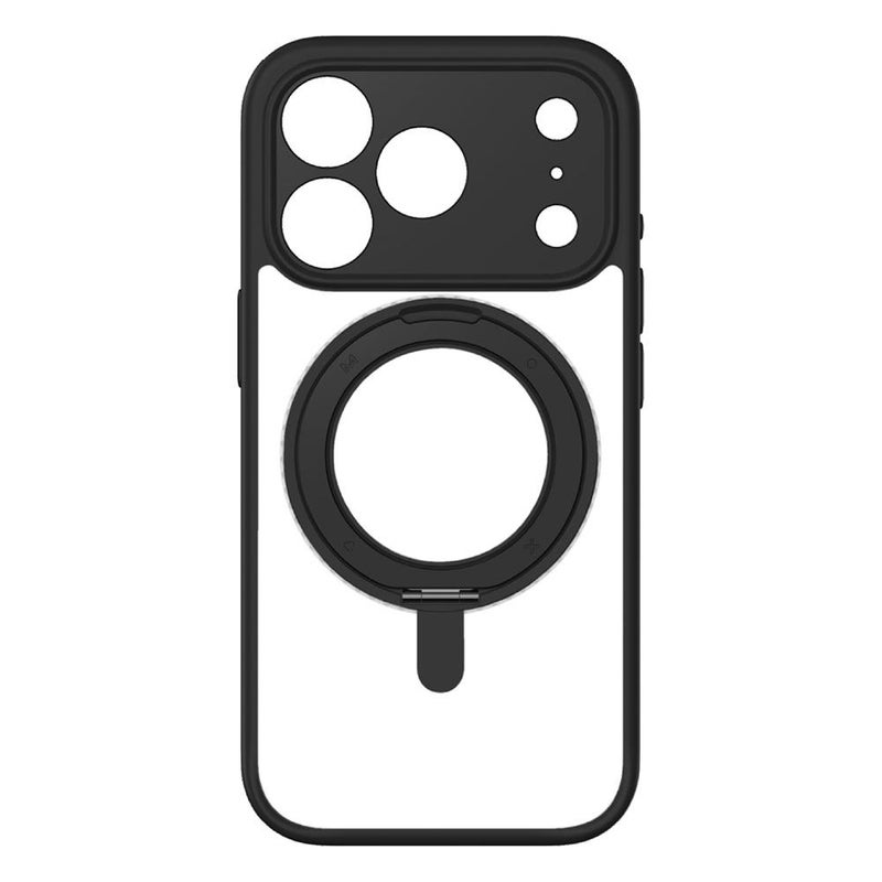 Momax For Iphone 17 Pro Max Magsafe Magnetic Metal Rotating Holder Phone Case(Black) - Image 2