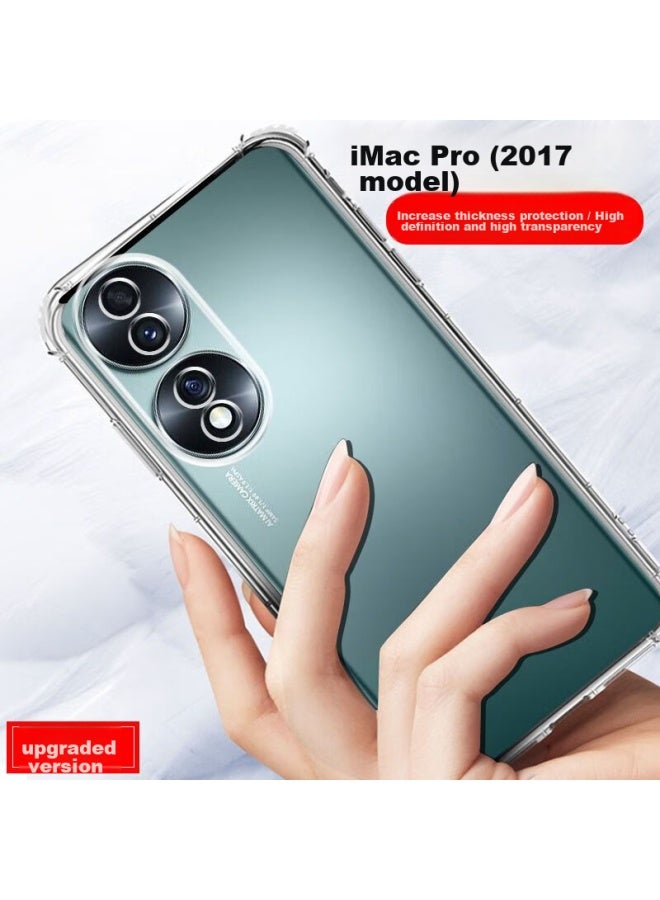 kelleia Kalaio Honor 70 Pro/70 Pro+ Phone Case, Honor 70 Pro+ Protective Cover, Full Protection Shockproof Tpu Airbag Soft Case/Protective Case, Transparent, 6.78 Inches - Image 4