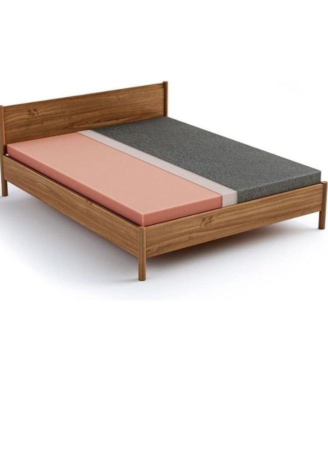 Wakefit - Wakefit DreamPod Mattress | 3 Years Warranty | Medium Firm HR Foam Mattress, Queen Bed Mattress (200x150x8cm / 78x60x3 Inches, Medium Firm, Grey) - Image 1