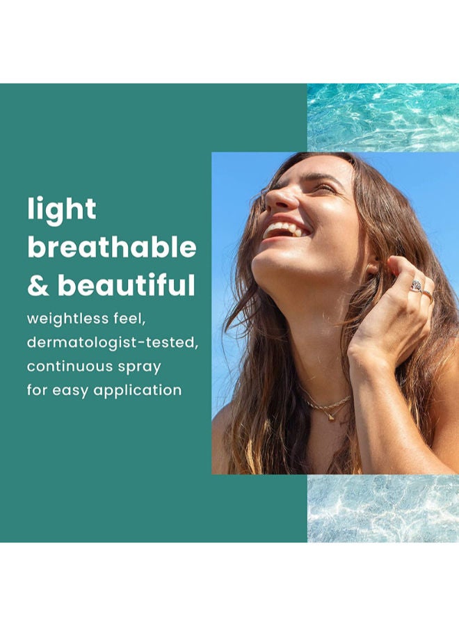 Hawaiian Tropic بخاخ واقي شمس خفيف الوزن من حرير الترطيب SPF 15 - Image 3