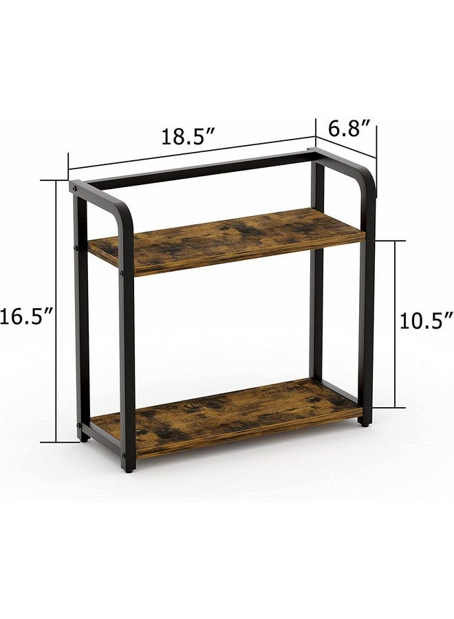 Indian Decor 28024 Space Saving Spice Rack Organizer For Countertop - Bathroom Counter Organizer,Seasoning Rack,Wooden Tabletop Storage Shelves For Kitchen,Bathroom,Bedroom & Office - Floating Shelves - Image 4