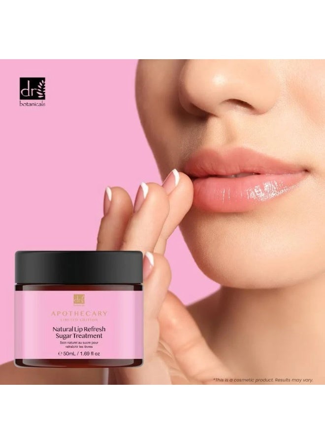 DR BOTANICALS Dr. Botanicals Apothecary Natural Lip Refresh Sugar Treatment 50ml - Image 2