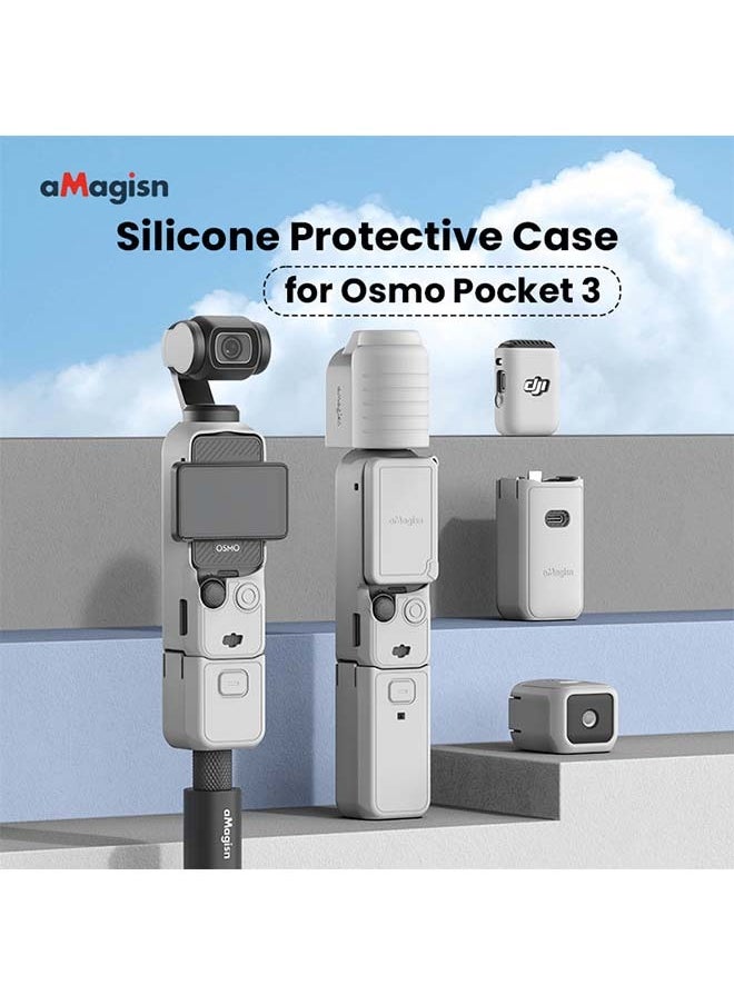 aMagisn Premium Silicone Protective Case for DJI Osmo Pocket 3 - Essential Accessory for DJI Gimbal Action Camera - pzsku/Z215D7EB7F80F842C6E8CZ/45/_/1731309156/9091cabe-f756-45c8-a670-baae8cce63aa