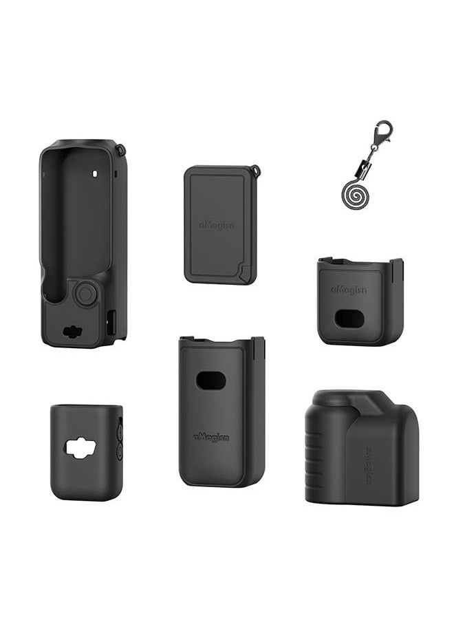 aMagisn aMagisn Premium Silicone Protective Case for DJI Osmo Pocket 3 - Essential Accessory for DJI Gimbal Action Camera  - Image 1