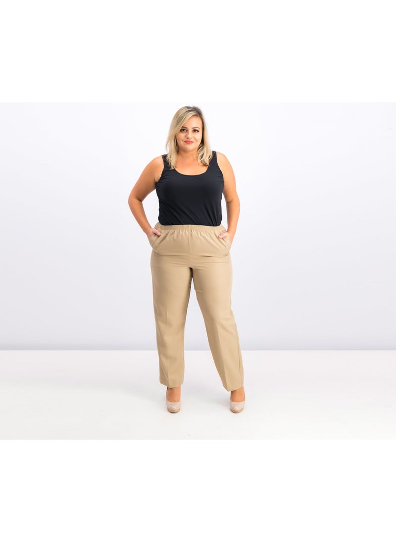 Women Regular Fit Classics Pant, Tan - pzsku/Z215D8B638F2DA515675AZ/45/_/1726109143/2f305fbb-9b0c-454a-ad56-c564a3ad7074