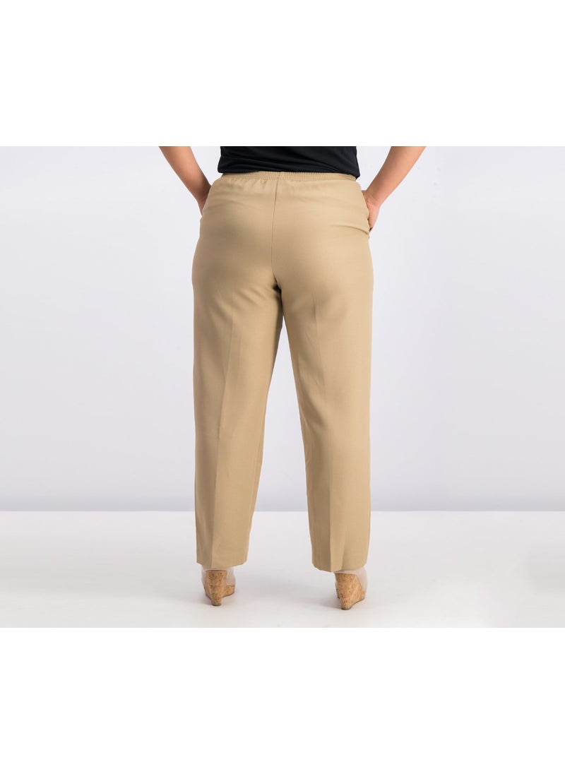 Women Regular Fit Classics Pant, Tan - pzsku/Z215D8B638F2DA515675AZ/45/_/1740320142/291d8b45-ca2d-42f5-8ae8-11651e2c0e88