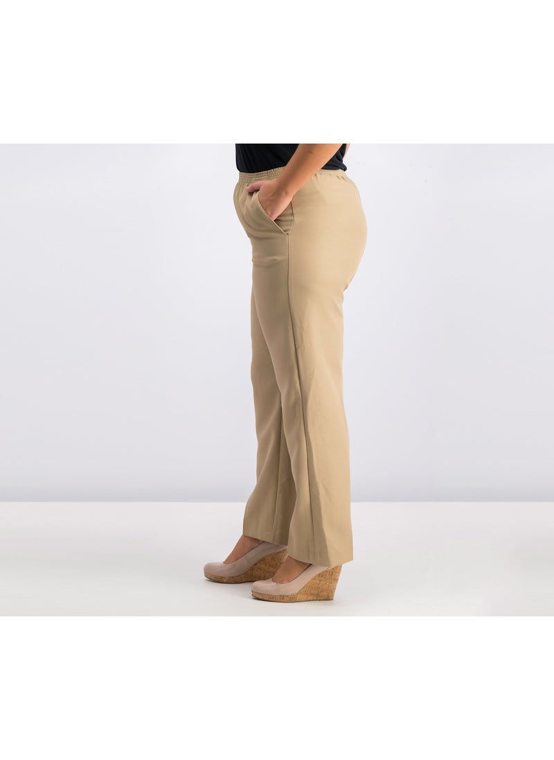 Women Regular Fit Classics Pant, Tan - pzsku/Z215D8B638F2DA515675AZ/45/_/1740320193/c56f5796-06fa-4d1e-9a5f-178057ab89c5