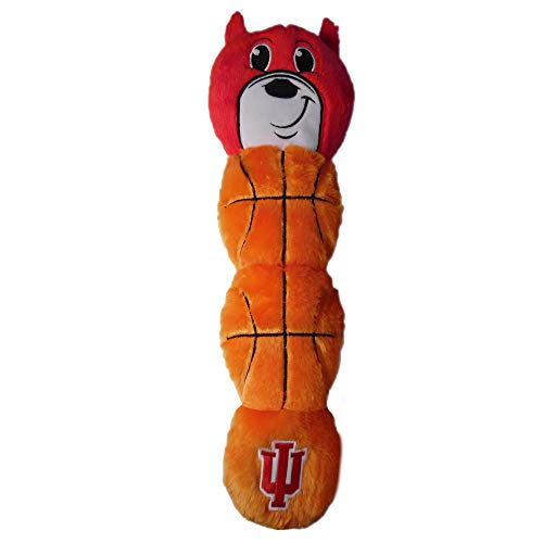 Pets First NCAA Indiana Hoosiers Mascot Toy for Pets. Plush Dog Toy with 5 Inner SQUEAKERS. 21" Long Dog Toy, IND-3226 - Image 1