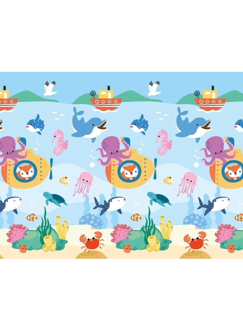 High quality baby floor play mat foldable portable animal printed playmat (180*200 cm)  - Image 1