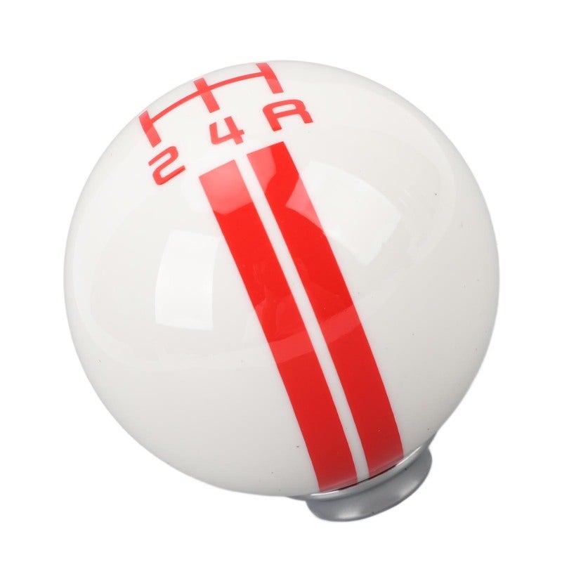 5 Speed Shift Knob 57mm Round Manual Shifter Knob - Ergonomic Design Friction Resistant Resin Gear Shift Lever Knob for Mustang 1967-2018 - Image 3