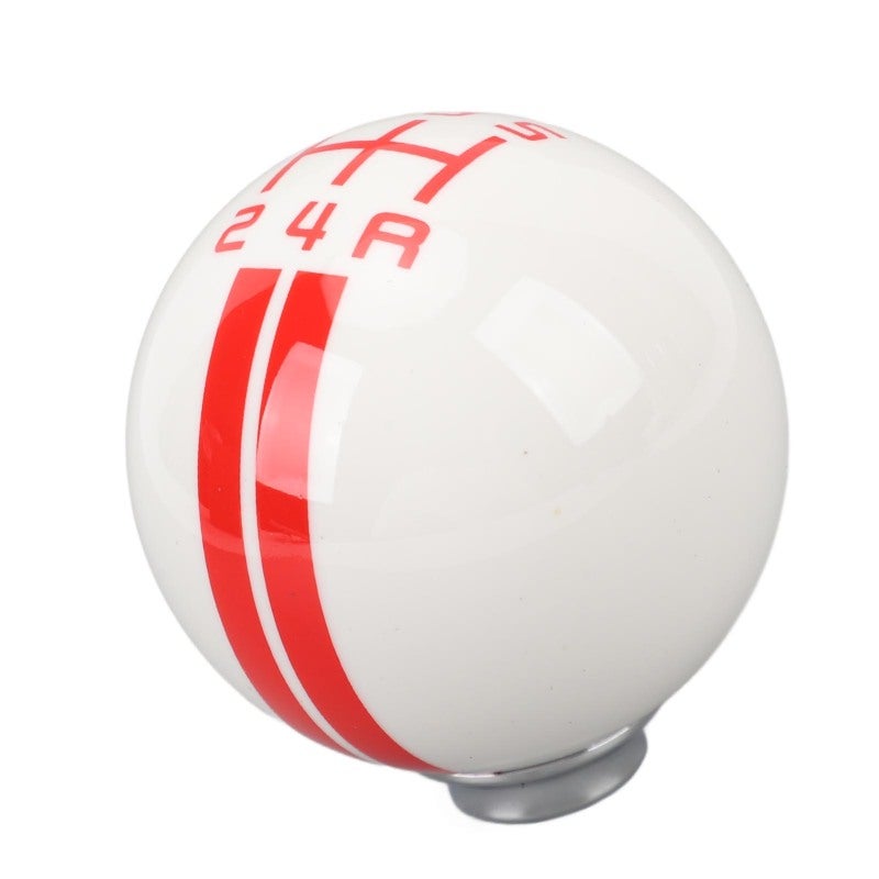 5 Speed Shift Knob 57mm Round Manual Shifter Knob - Ergonomic Design Friction Resistant Resin Gear Shift Lever Knob for Mustang 1967-2018 - Image 4