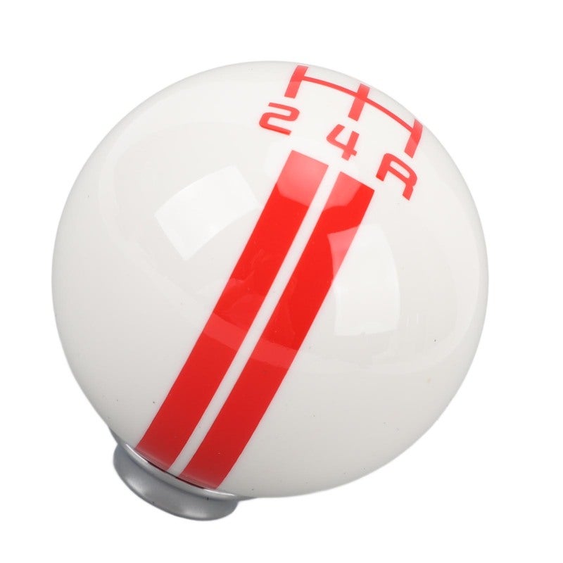 5 Speed Shift Knob 57mm Round Manual Shifter Knob - Ergonomic Design Friction Resistant Resin Gear Shift Lever Knob for Mustang 1967-2018 - Image 5