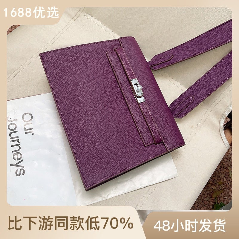 2023 Internet Celebrity'S Same Kelly Dance Bag Danse Genuine Leather Backpack Satchel Shoulder Crossbody Women'S Bag Simple - Image 3