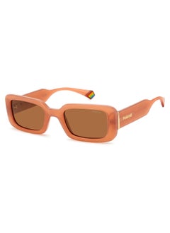 Polaroid نظارة شمسية مستطيلة مستقطبة للنساء - Pld 6208/S/X برتقالية مليمترية - مقاس العدسة: 52 مم  - Image 1