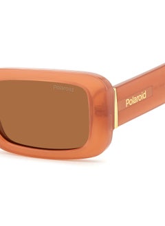 Polaroid نظارة شمسية مستطيلة مستقطبة للنساء - Pld 6208/S/X برتقالية مليمترية - مقاس العدسة: 52 مم  - Image 5