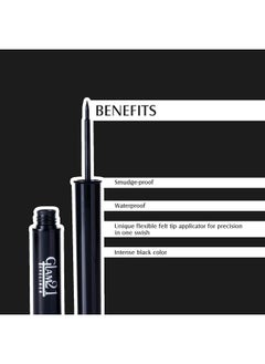 Glam 21 Glam21 Eyeliner ; Intense Black Color; Smooth Glide ; Smudge Proof & Water Proof; 5 Ml  - Image 4