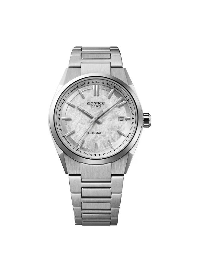 CASIO Edifice Automatic Analog Men’s Watch EFK-110D-7A, 38 mm Silver Dial, Stainless Steel Case & Bracelet, 100 m WR - Image 3