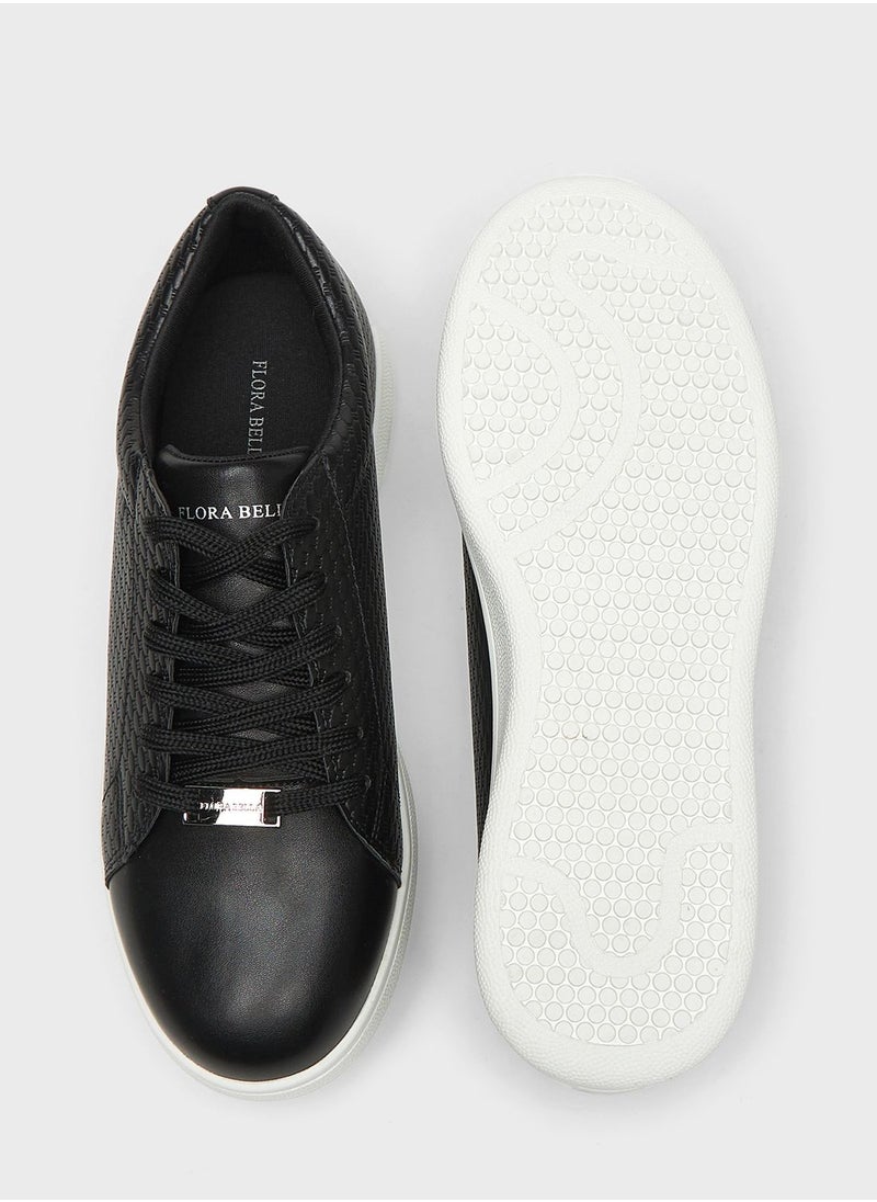 shoexpress - Lace Up Low Top Sneakers - Image 1