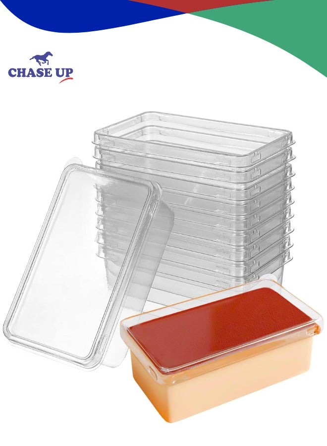Chase Up 50-Pack Disposable Plastic Tiramisu Cake Boxes with Lid - Portable Dessert Containers for Cupcakes, Mousse, & More (11.5 x 7x 4.5 cm) - Image 1