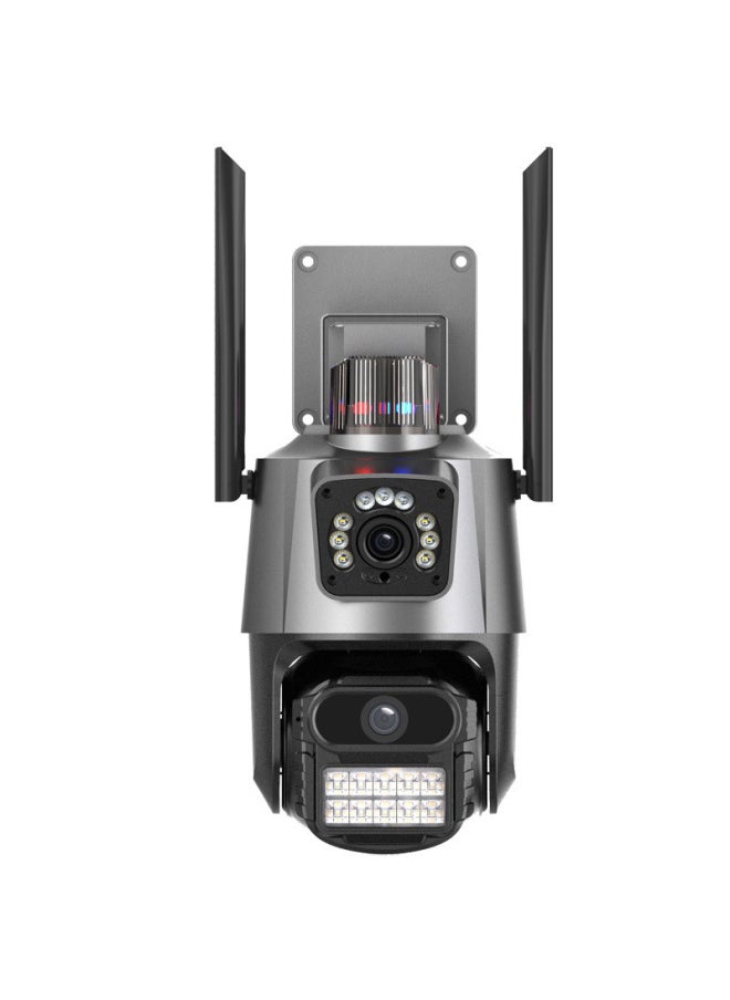 Generic 6.0million Xiongmai Icsee Surveillance Camera Wireless Wifi Outdoor Infrared Binocular Gun Ball Hd Camera-Body Color:European Standard English Icsee Monitoring Binocular Gun Ball + No Card  - Image 4