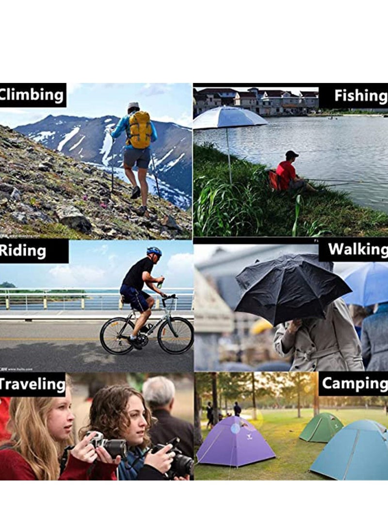 SYOSI Adult Raincoat, Rain Poncho, Portable EVA with Hood Reusable Coats Emergency Camping Survival Kits, Waterproof with Hoods and Sleeves Lightweight Jacket for Women Men - Image 4