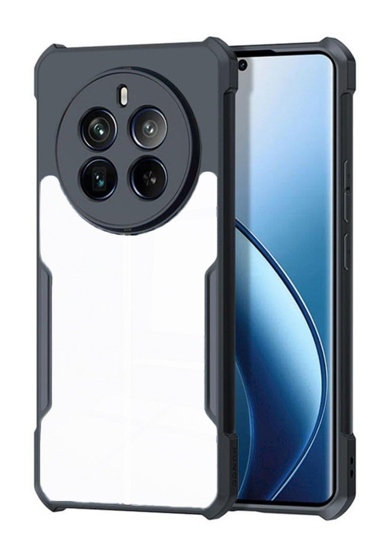 Case Cover for rel 12 Pro/realme 12 Pro+ 5G, Ultra-Thin Lightweight Cover Soft TPU Bumper + Acrylic Clear Back Mobile Phone Case Cover - Image 1