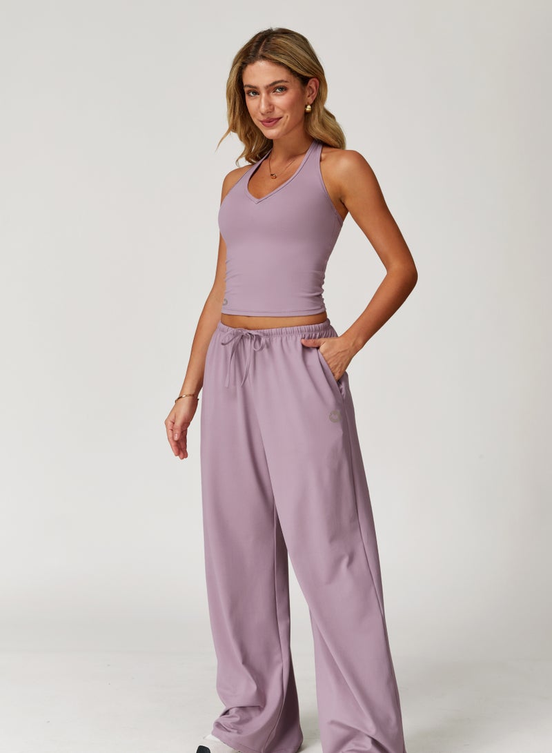 كون.يوغا بلوزة كامي نسائية بياقة هالتر - Image 2