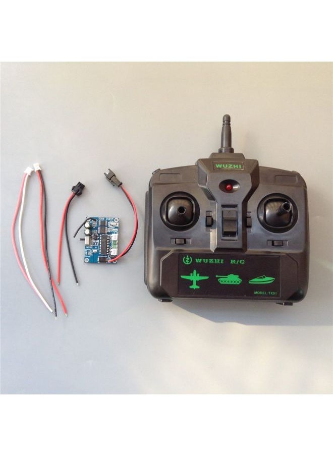 Generic Mixed-Controlled Dual-Motor Differential Speed Turning 2.4g Remote Control Receiver Remote Control Boat Four-Channel Speed Regulation And Speed Change-Color:Receiver  - Image 1