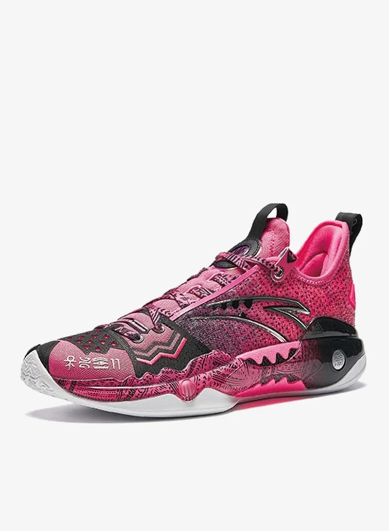 ANTA Shock Wave  5 PRO Wide Last Basketball Shoes Red